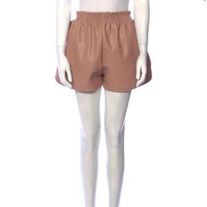 STELLA MCCARTNEY faux leather Mini Shorts Size: US0, IT36